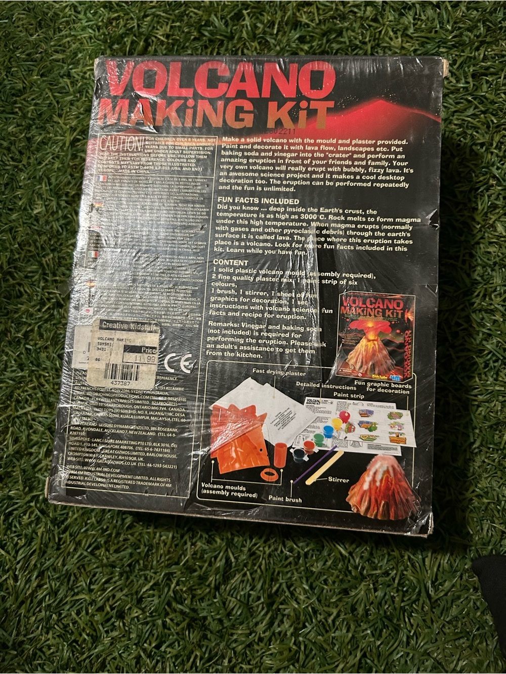 Volcano Making Kit - Red & Orange Volcano Craft - Picture 3 of 3
